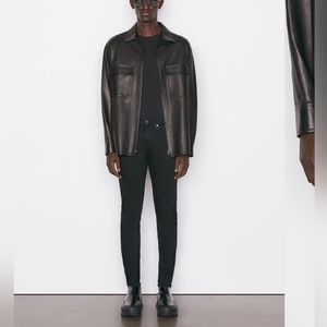 Frame L'Homme Skinny Jeans in Noir Size 31